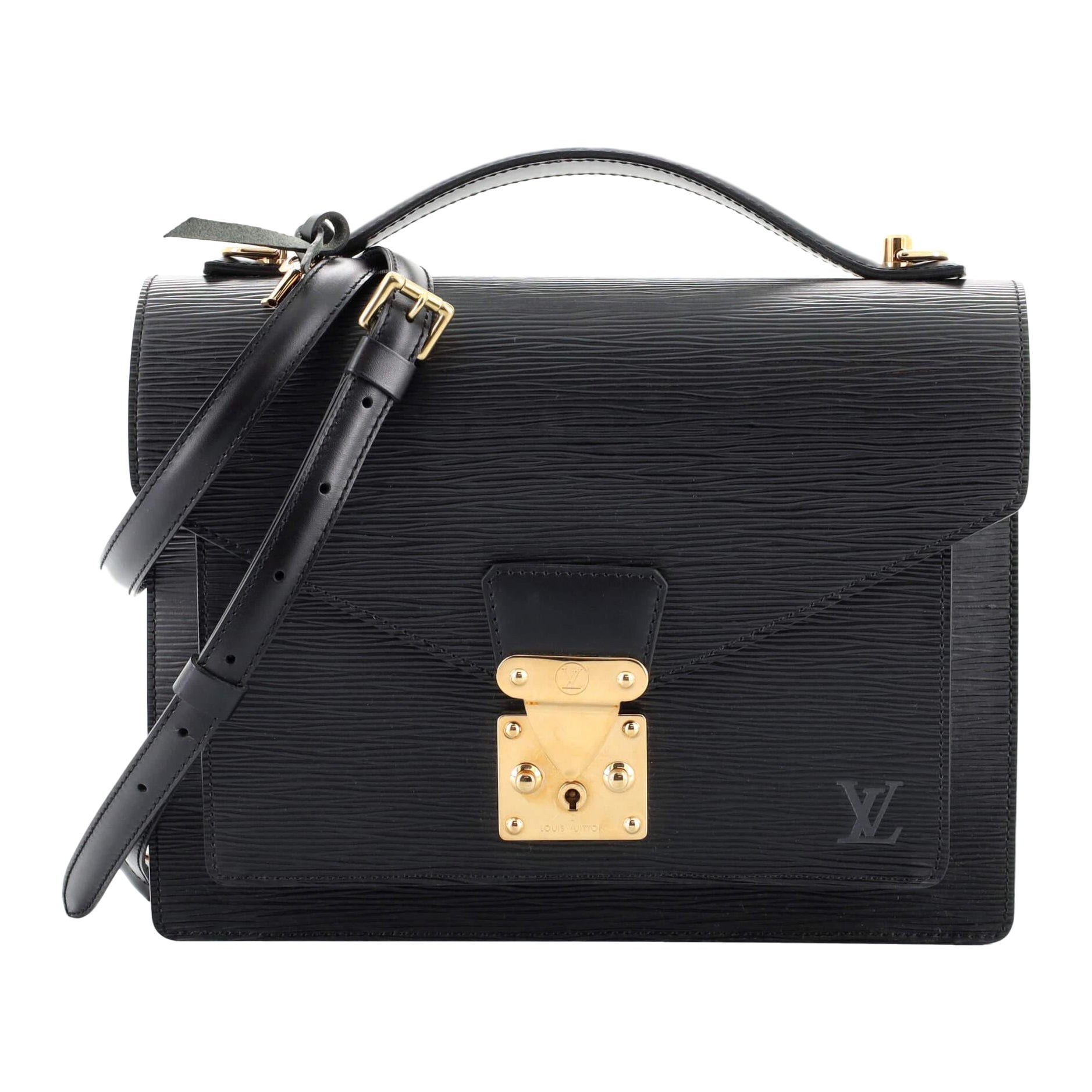 Louis Vuitton Monceau Handbag Epi Leather