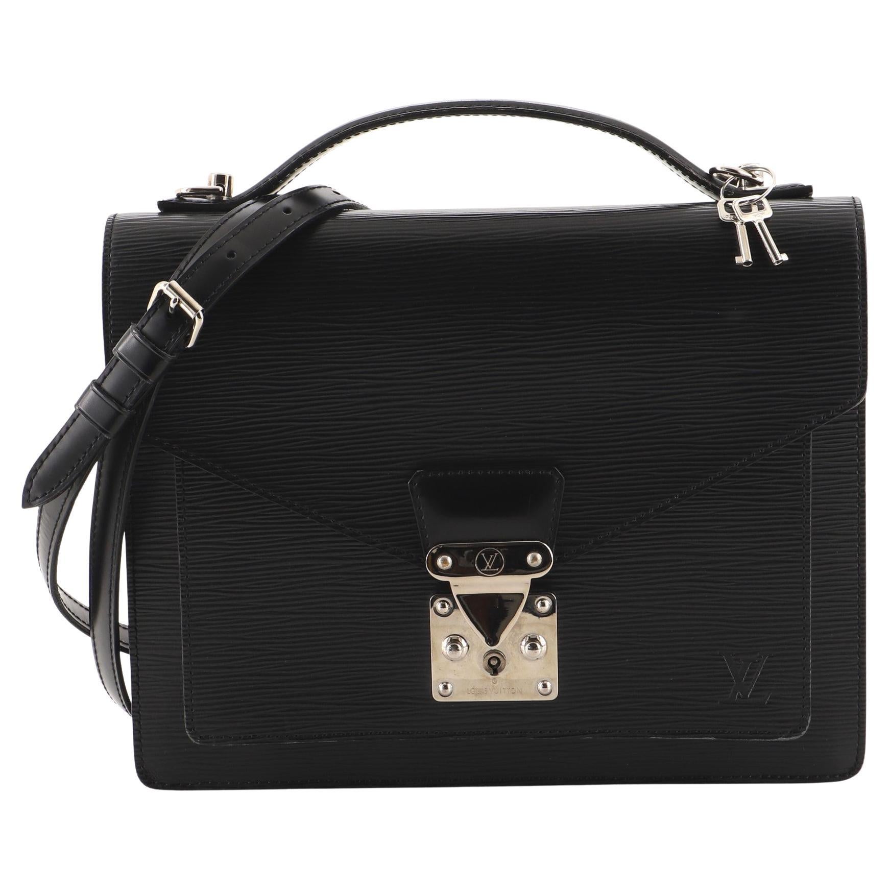Louis Vuitton Monceau Handbag Epi Leather