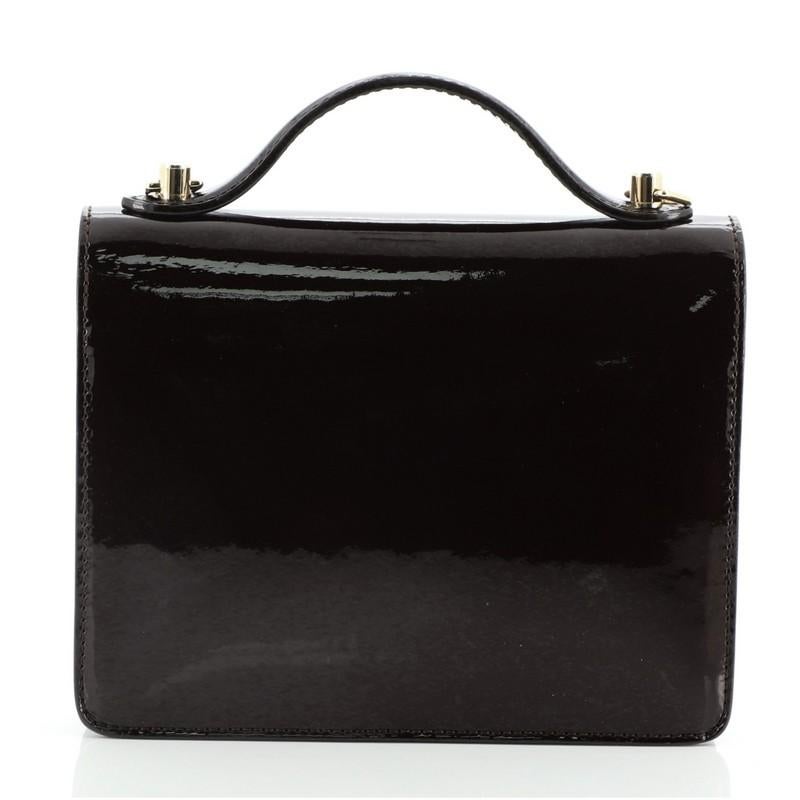 Black Louis Vuitton Monceau Handbag Vernis BB