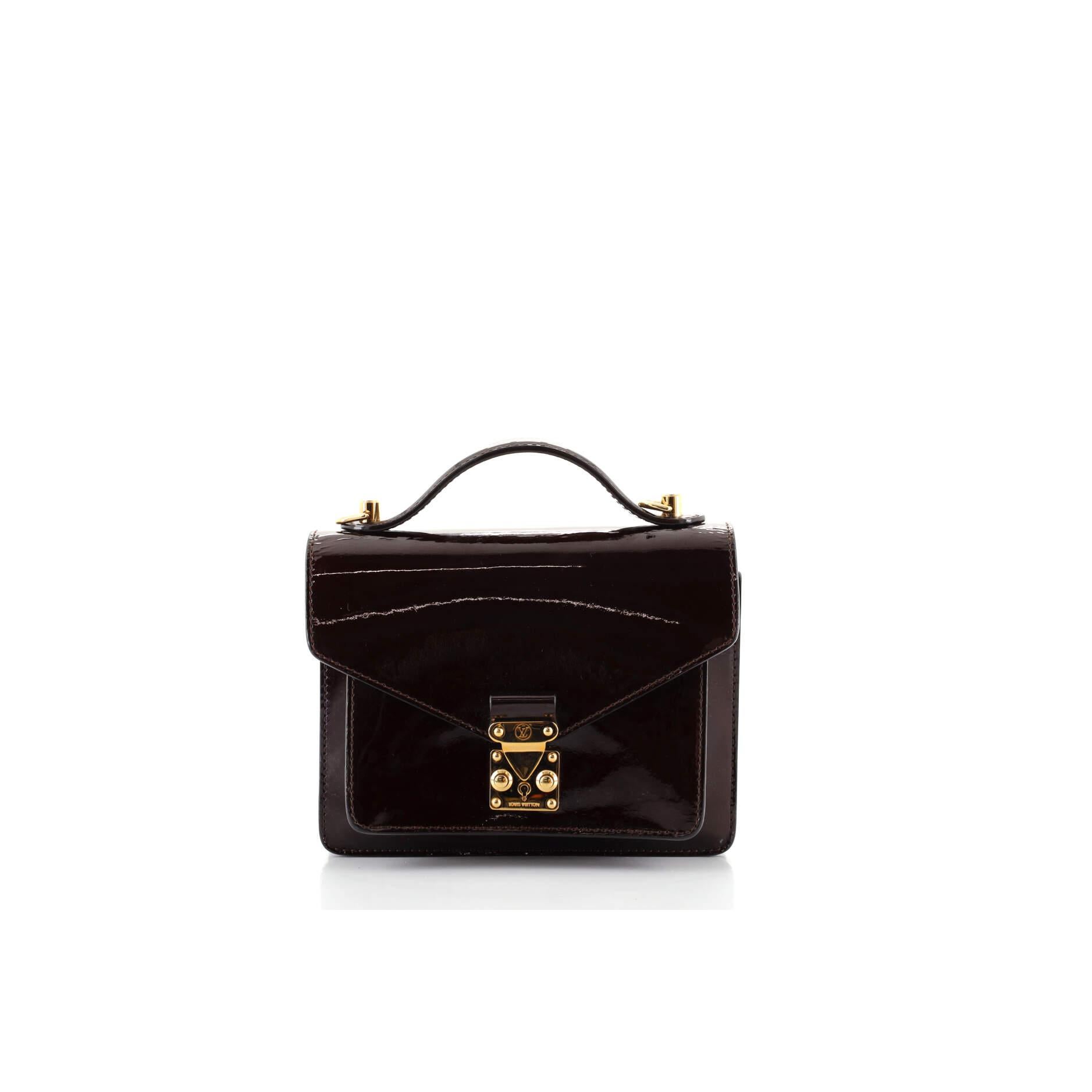 Louis Vuitton Fuchsia Vernis Monceau Bb Bag