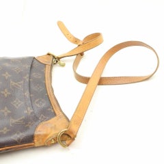 Louis Vuitton Monogam Odeon Pm 869273 Brown Coated Canvas Messenger Bag