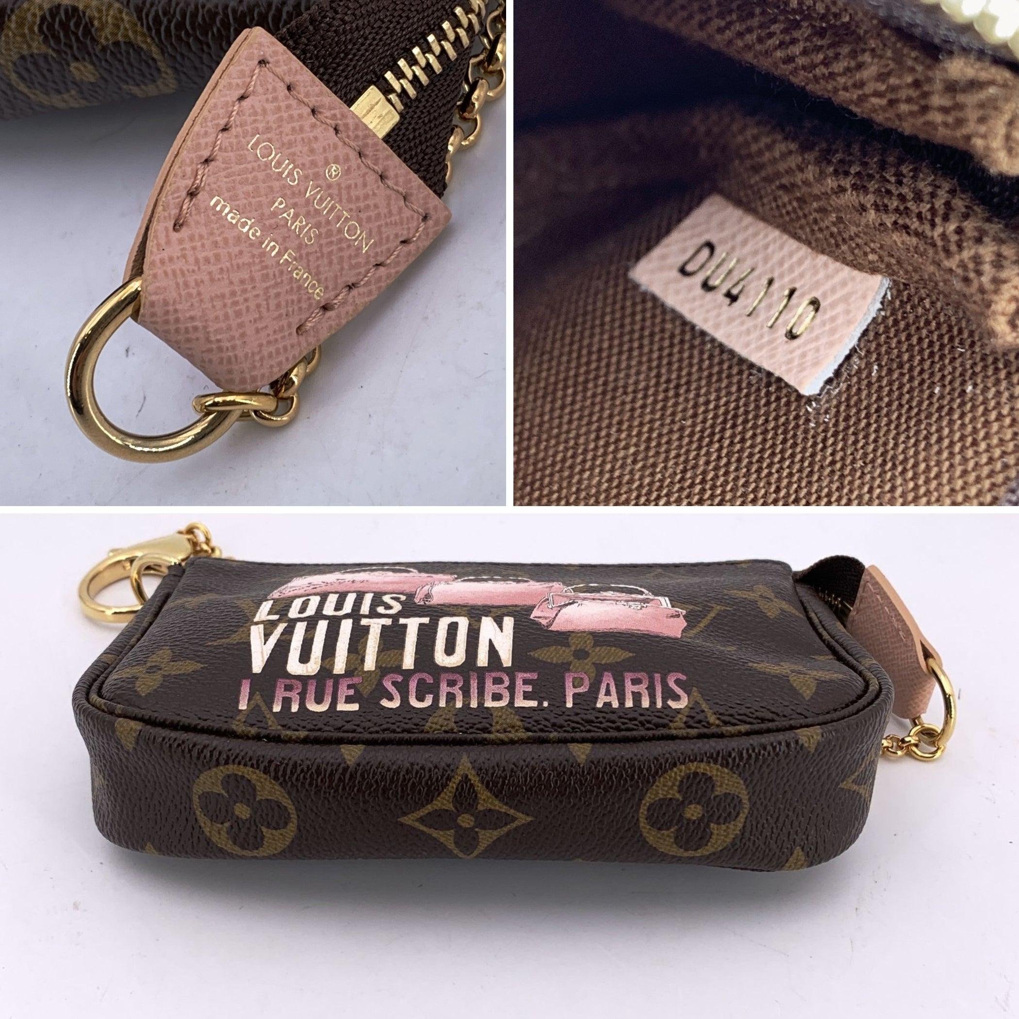 Louis Vuitton Monogram 1 Rue Scribe Mini Pochette Borsa Accessori in vendita 1