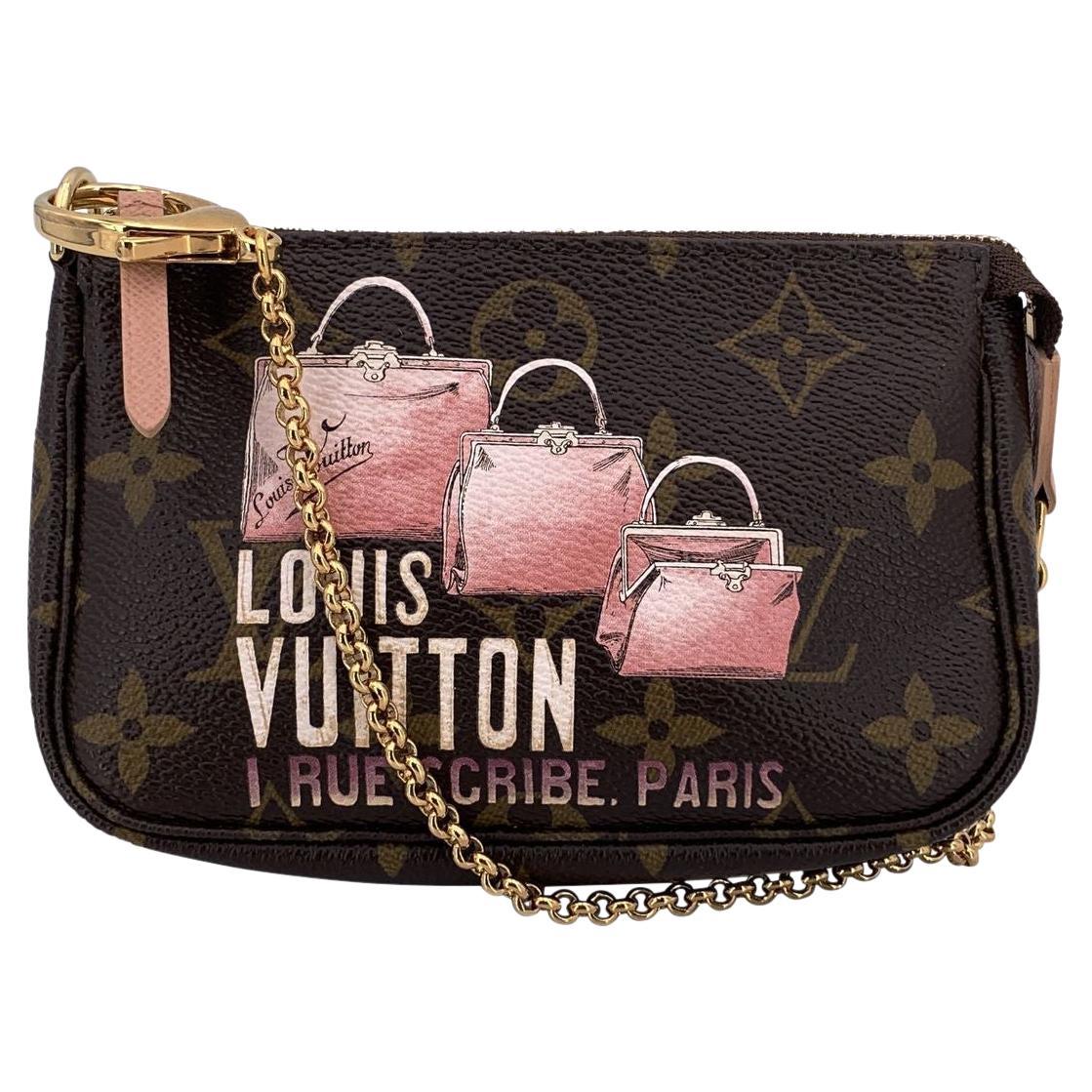 Louis Vuitton Monogram 1 Rue Scribe Mini Pochette Sac à accessoires