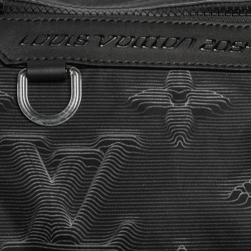 Black Louis Vuitton Monogram 3D Nylon 2054 Reversible Keepall Bandouliere 50 Bag