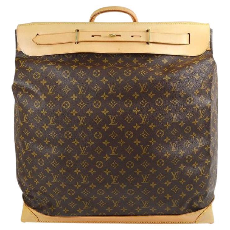 LOUIS VUITTON Monogram 55 Gold Men's Top Handle Weekender Travel Tote Bag