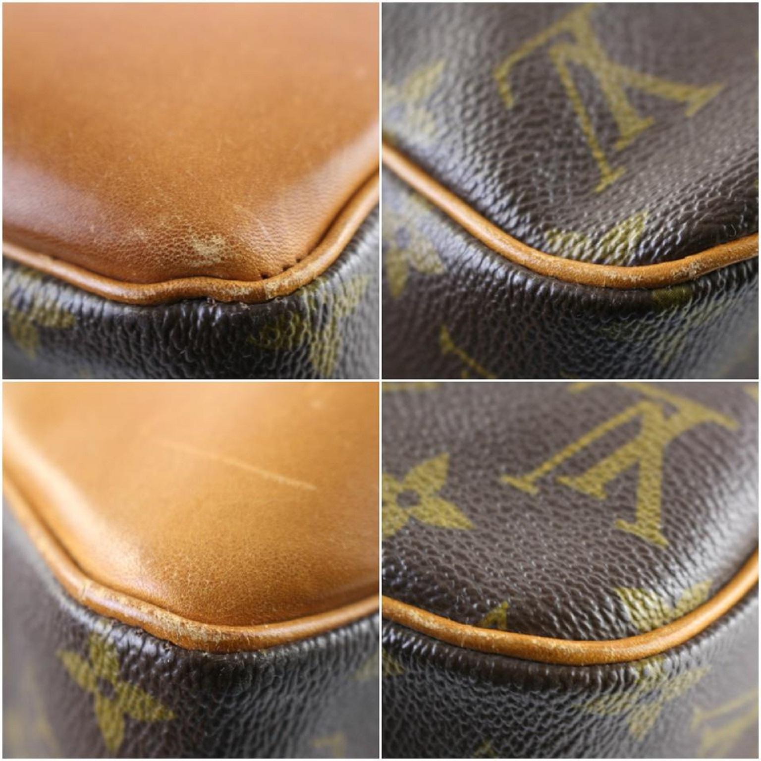 Louis Vuitton Monograma #552 Potomac 4lr0103 Bolso de hombro de lona revestida marrón en venta 7