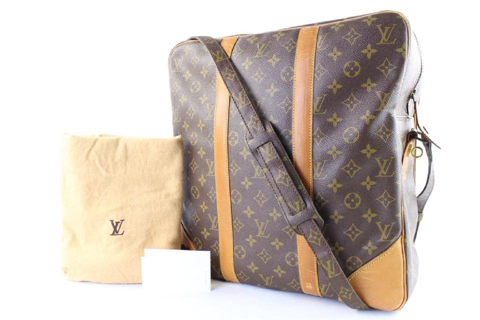 Louis Vuitton Monogram #552 Potomac 4lr0103 Brown Coated Canvas Shoulder Bag For Sale 2
