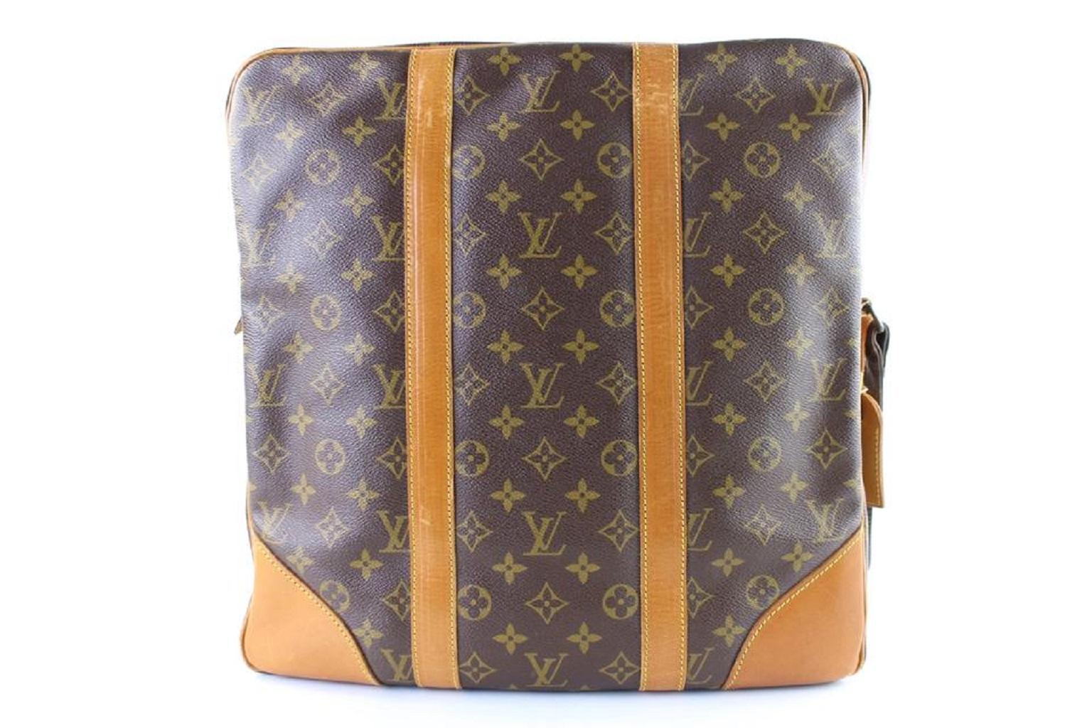 Louis Vuitton Monograma #552 Potomac 4lr0103 Bolso de hombro de lona revestida marrón en venta 3