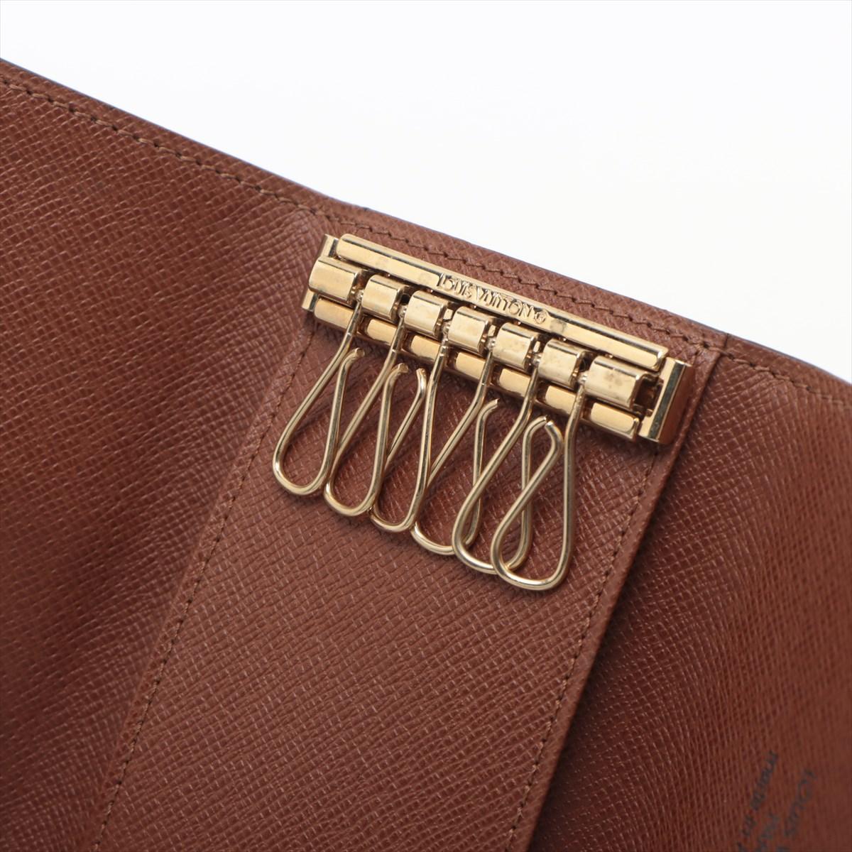 Louis Vuitton Monogram 6 Key Holder Brown 1