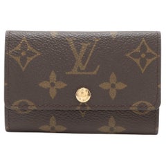 Louis Vuitton Monogram 6 Key Holder Brown