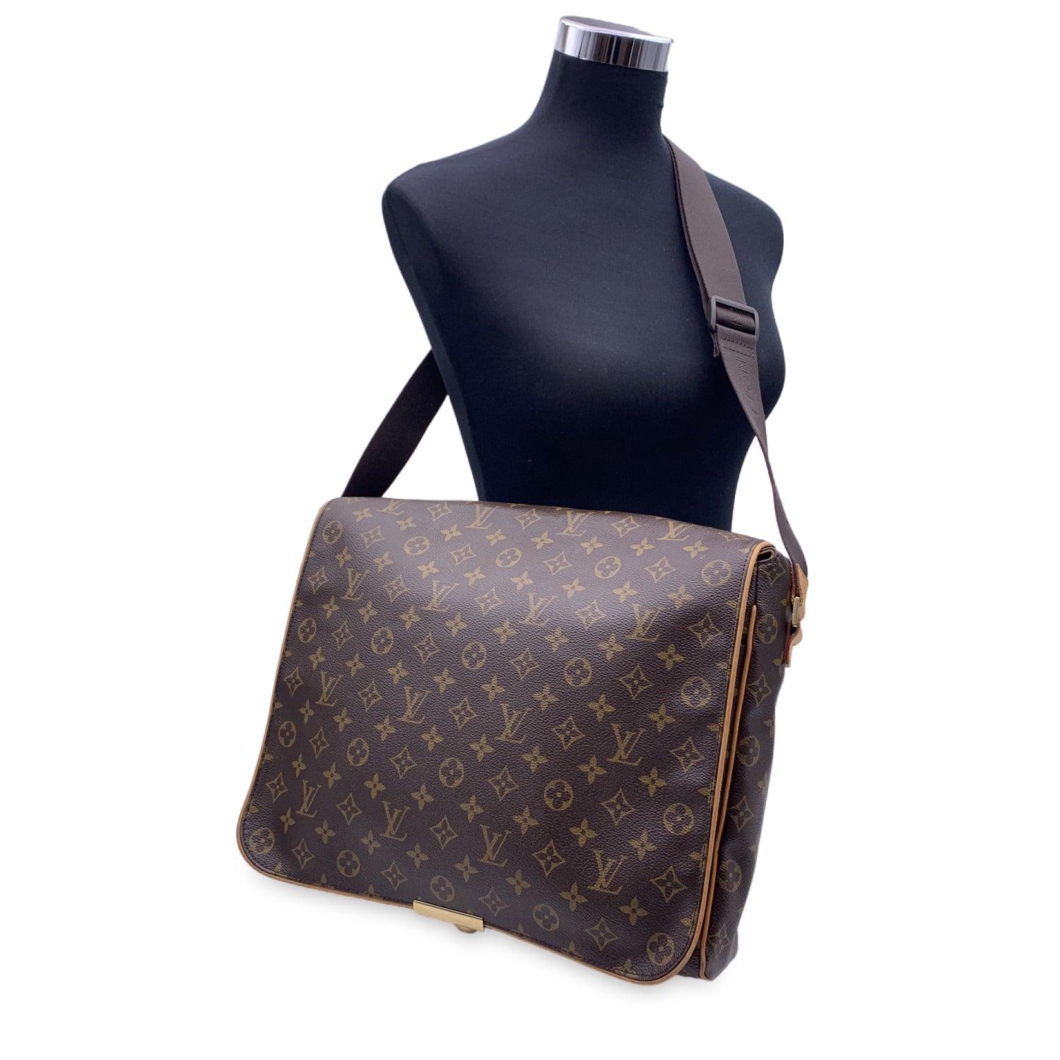 Louis Vuitton Monogram Abbesses Messenger School Book Laptop Bag at 1stDibs