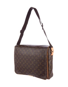 Louis Vuitton Monogram Abbesses Messenger School Book Laptop Bag