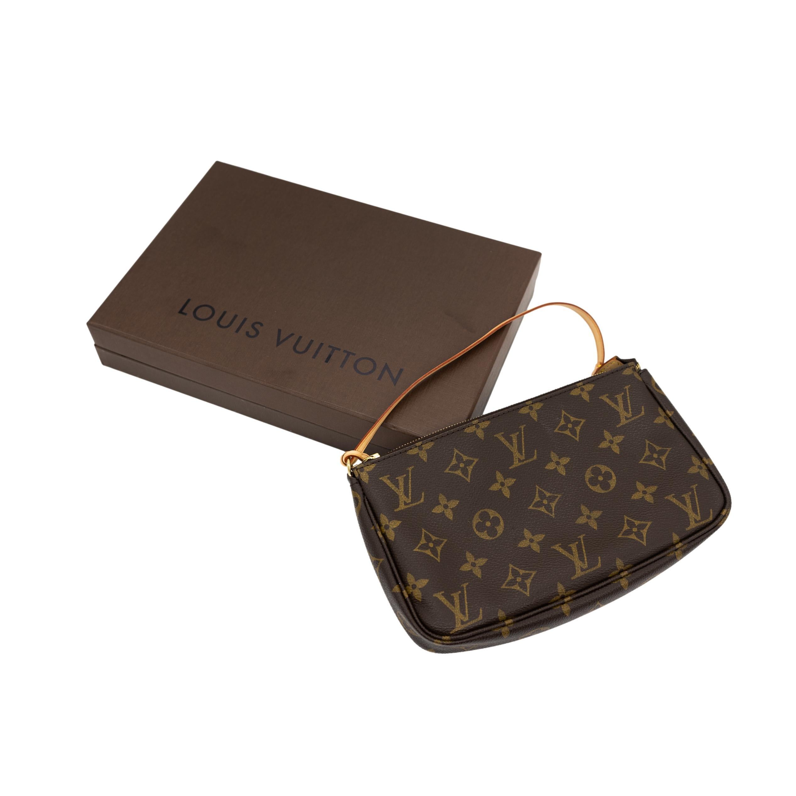 Louis Vuitton Monogram Accessories Pochette Top Handle Shoulder Bag, 2007. 6