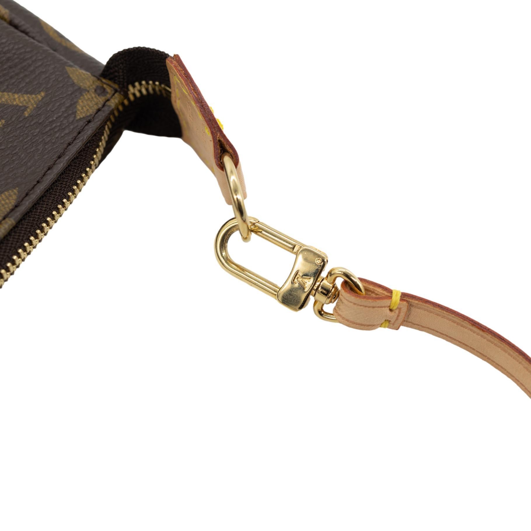 Louis Vuitton Monogram Accessories Pochette Top Handle Shoulder Bag, 2007. 7