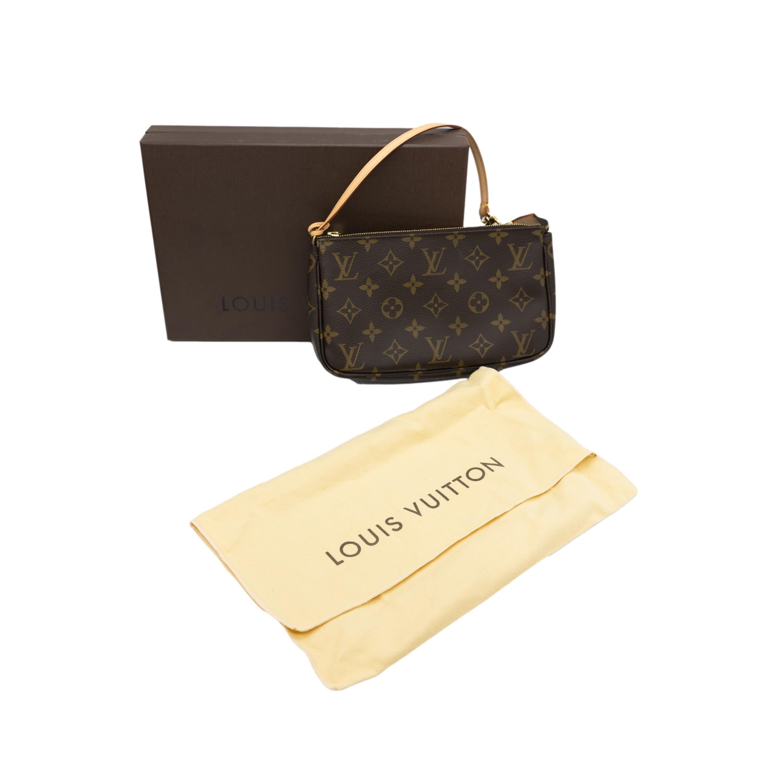 Louis Vuitton Monogram Accessories Pochette Top Handle Shoulder Bag, 2007. 1