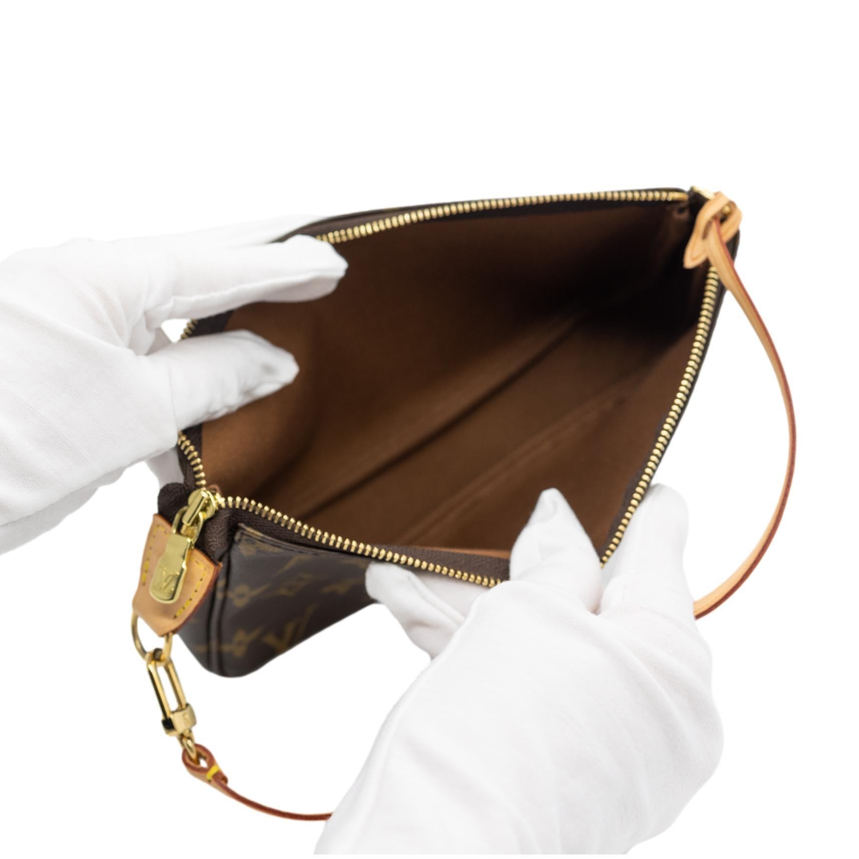 Louis Vuitton Monogram Accessories Pochette Top Handle Shoulder Bag, 2007. 2