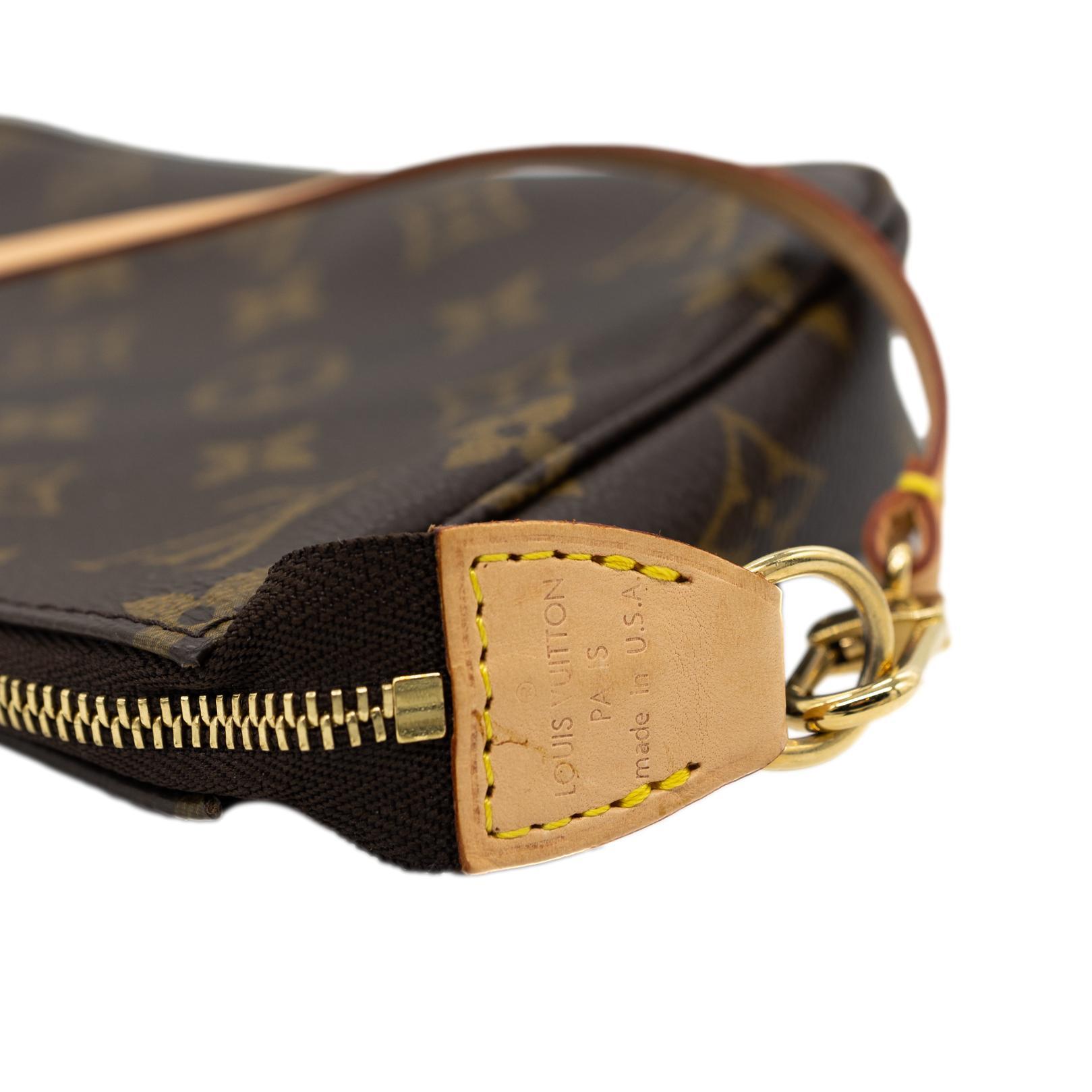 Louis Vuitton Monogram Accessories Pochette Top Handle Shoulder Bag, 2007. 5