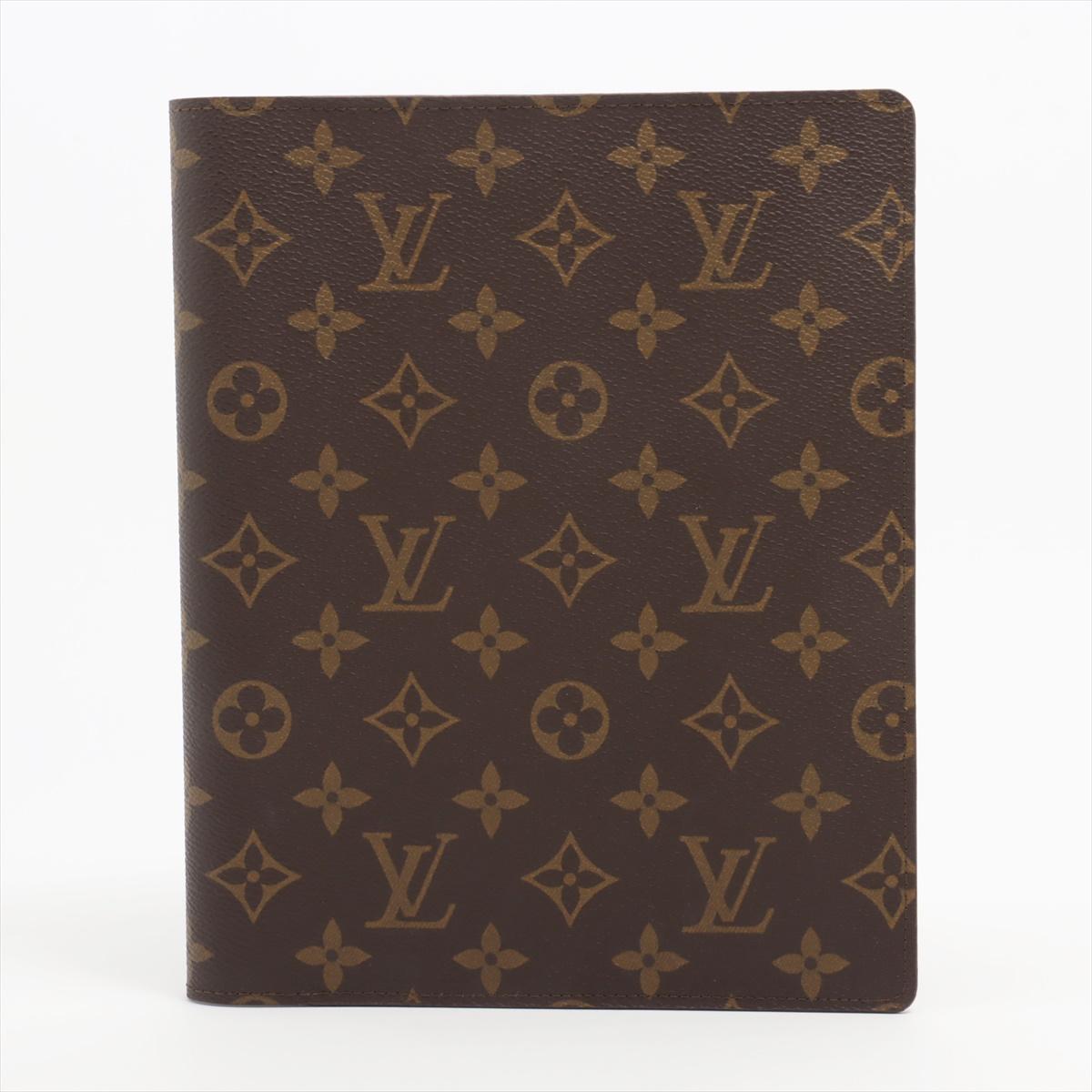 The Louis Vuitton Monogram Agenda Brown Cover with Included Notebook a sophisticated and practical accessory designed for those who appreciate both style and organization. The agenda cover features the iconic Monogram canvas in a rich brown hue,