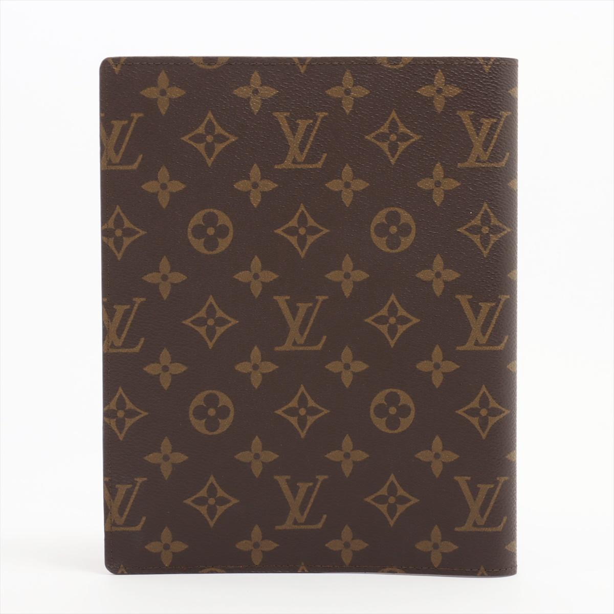 Black Louis Vuitton Monogram Agenda Brown Cover