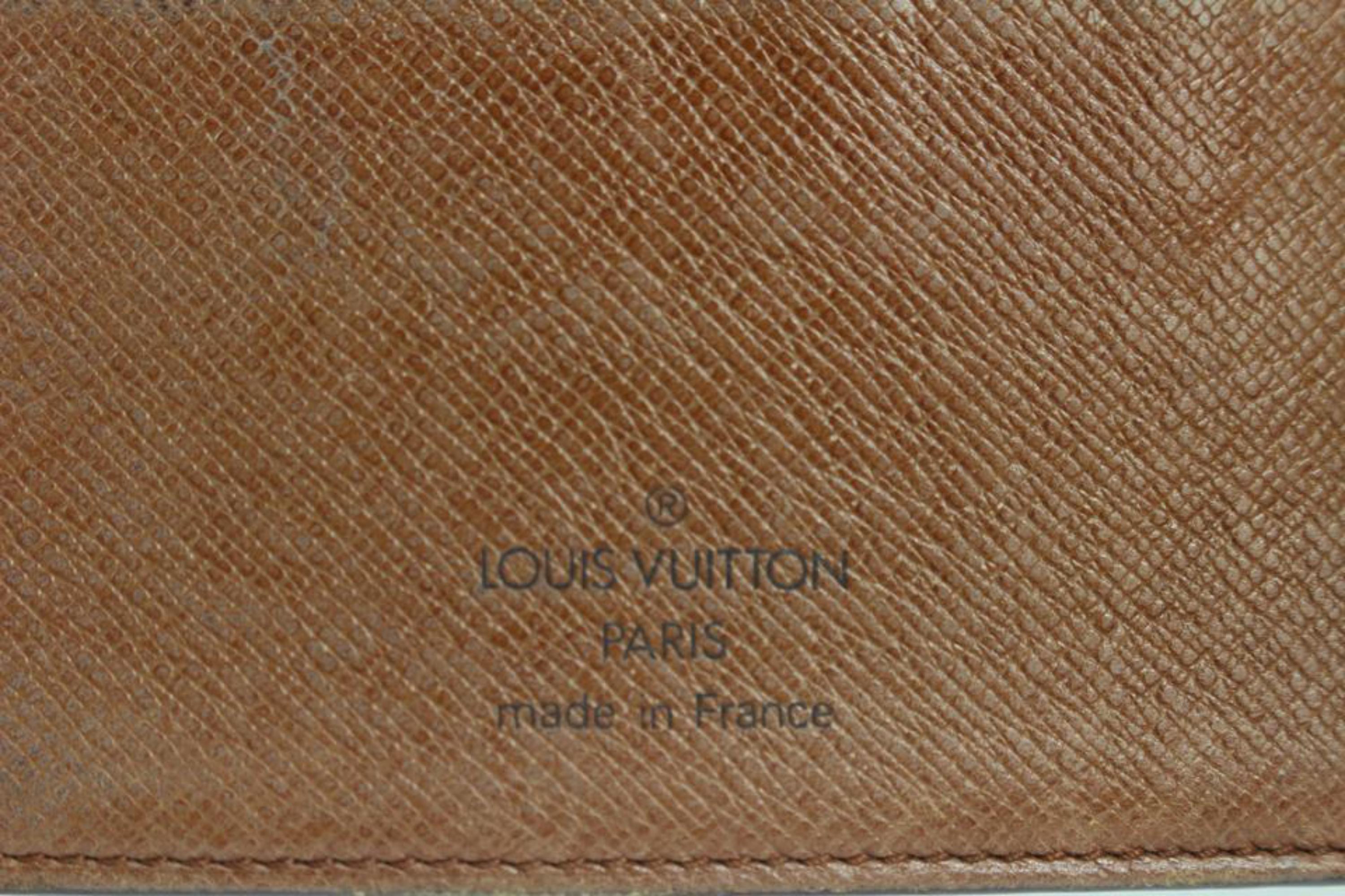 Louis Vuitton Monogram Agenda MM Tagebuch-Pflanzgefäß-Deckel s28lv14 (Schwarz) im Angebot