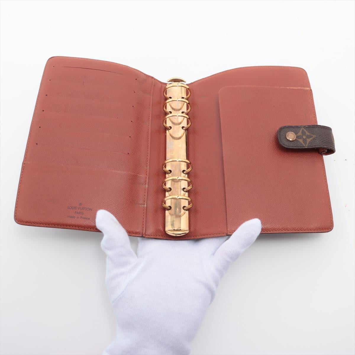Louis Vuitton Monogram Agenda MM Notebook Cover In Good Condition In Humacao, PR