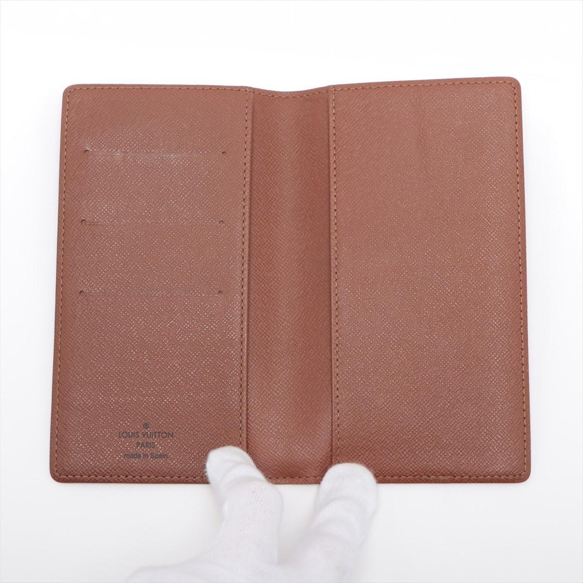 Louis Vuitton Monogram Agenda Poche Notebook Cover Brown In Good Condition For Sale In Humacao, PR