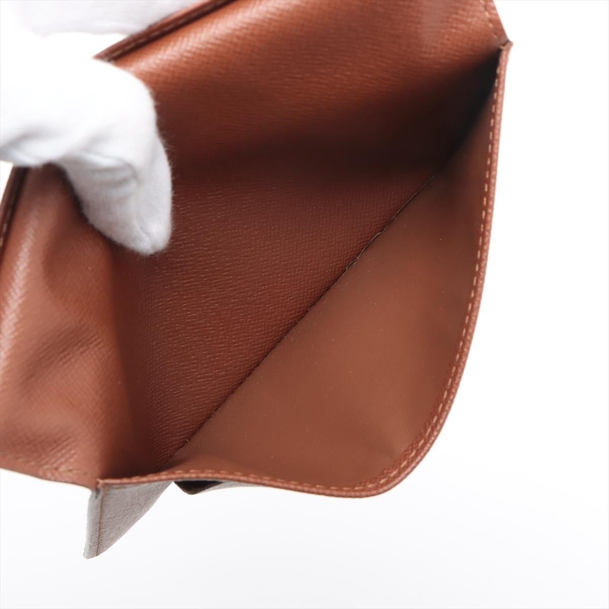 Louis Vuitton Monogram Agenda Poche Notebook Cover Brown For Sale 1