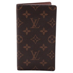 Monograma Louis Vuitton Agenda Poche Funda de cuaderno Marrón