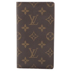 Louis Vuitton Monogram Agenda Poche Notebook Cover Brown