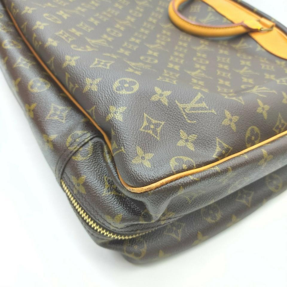 Gray Louis Vuitton Monogram Alize 1 Poche Travel Bag 861312 For Sale