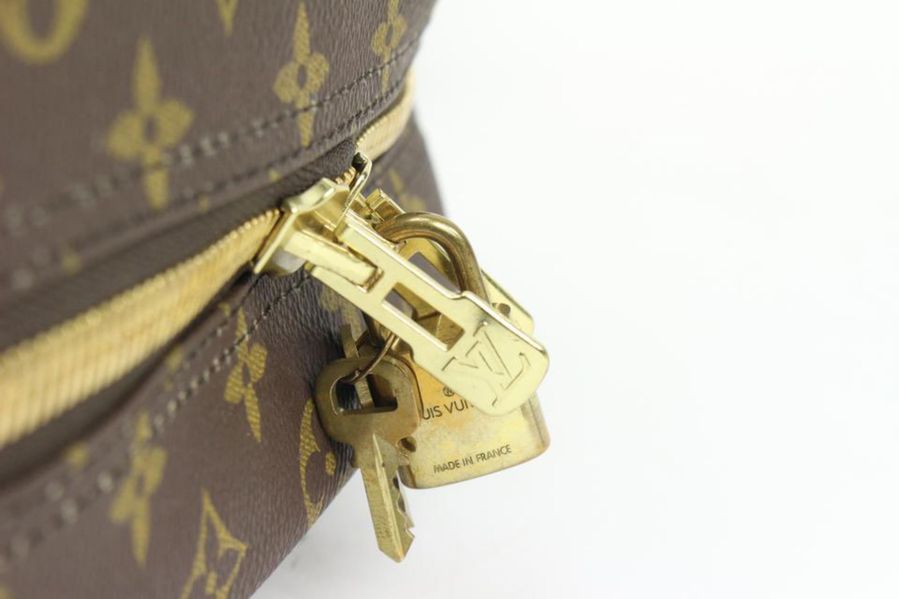 Louis Vuitton Monogram Alize 1 Poches Bandouliere Travel Garment Duffle Bag44lk4 2
