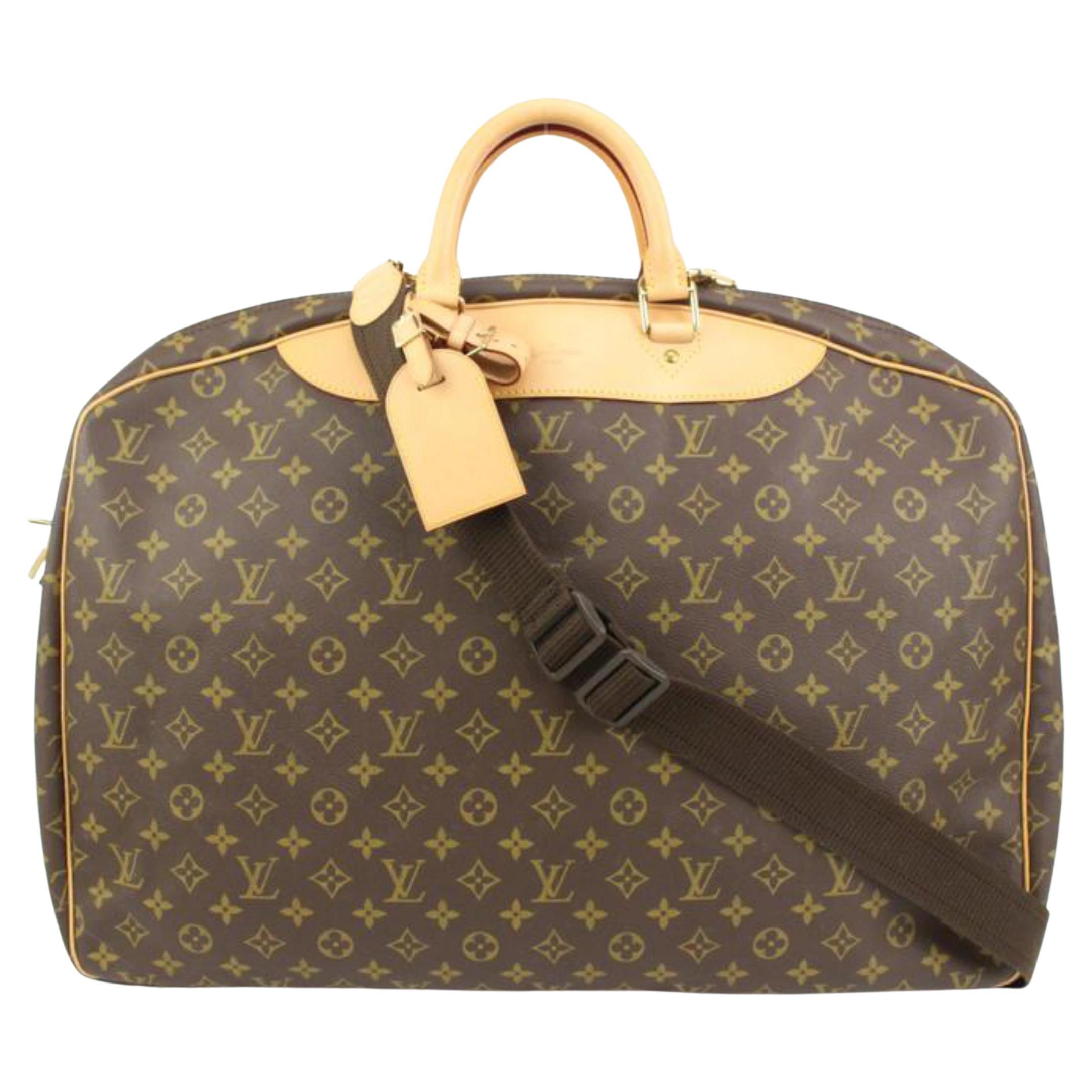 Louis Vuitton Monogram Alize 1 Poches Bandouliere Travel Garment Duffle Bag44lk4