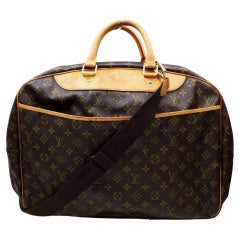 Vintage Louis Vuitton Monogram Alize 2 Poches Luggage Bandouliere Duffle with Strap 