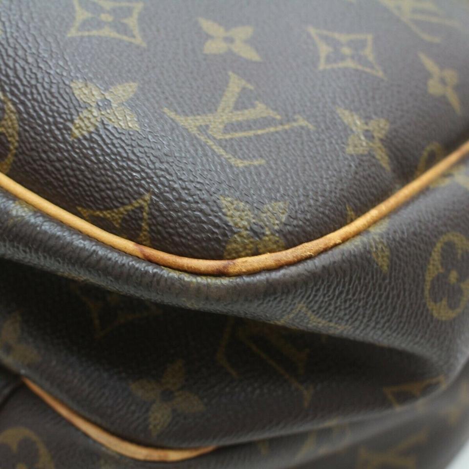 Louis Vuitton Monogram Alize 2 Poches Gepäckstück mit Riemen 860376 mit Riemen im Angebot 8