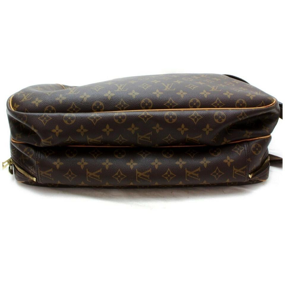 Louis Vuitton Monogram Alize 2 Poches Luggage with Strap 860376 In Good Condition For Sale In Dix hills, NY