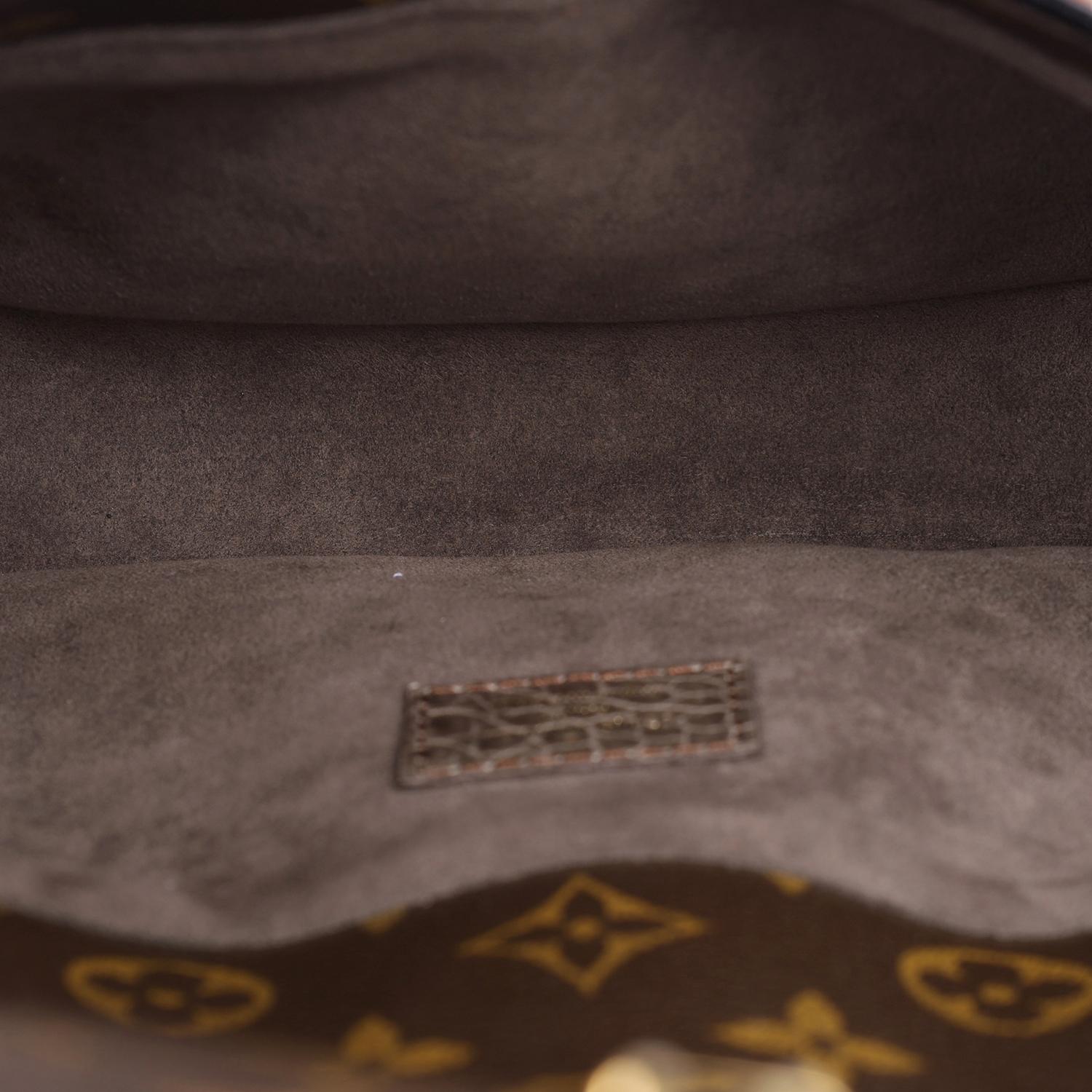 LOUIS VUITTON Monogram Alligator Python Resin Shoulder Bag 2010 in vendita 7