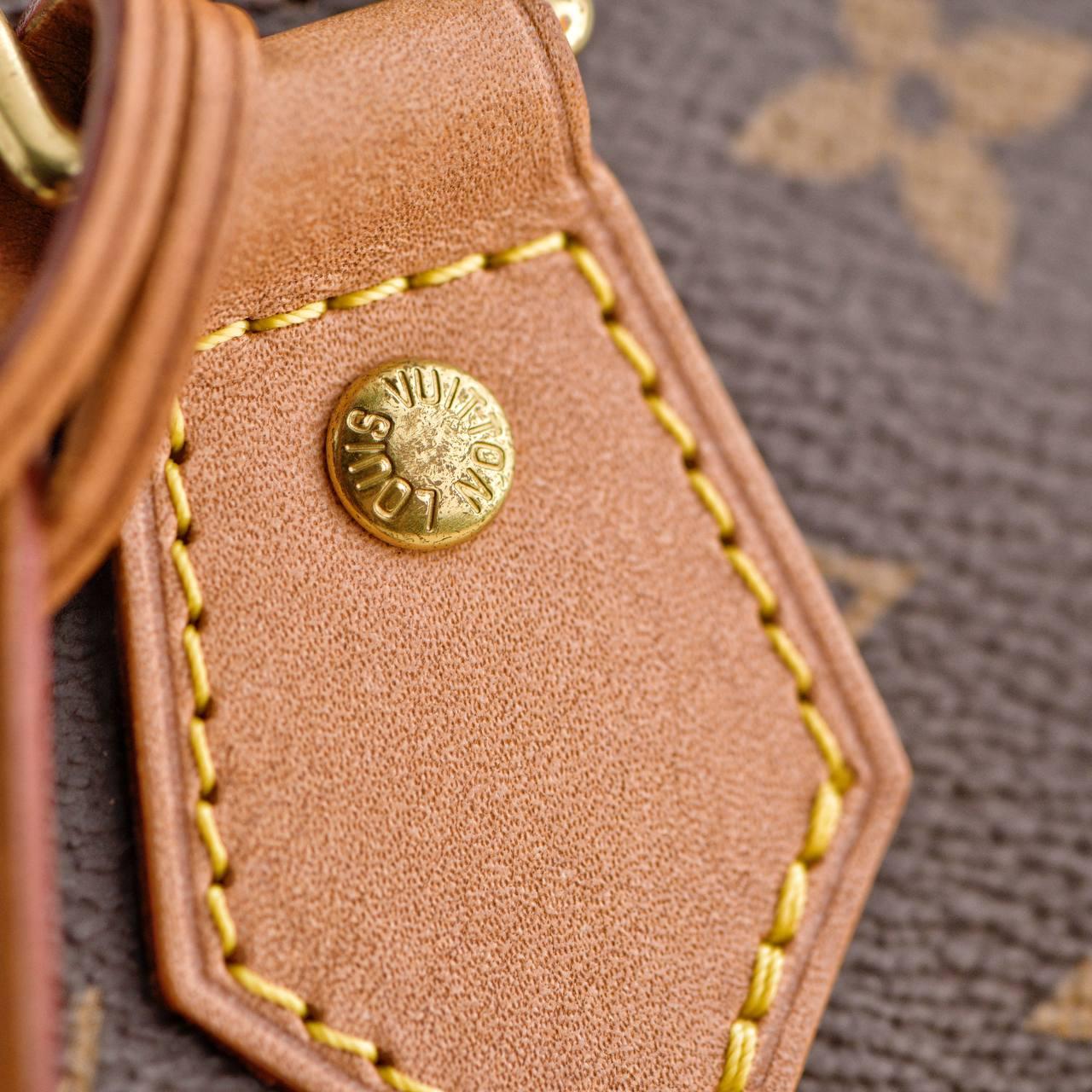 Louis Vuitton Monogram Alma BB Satchel Bag For Sale 7