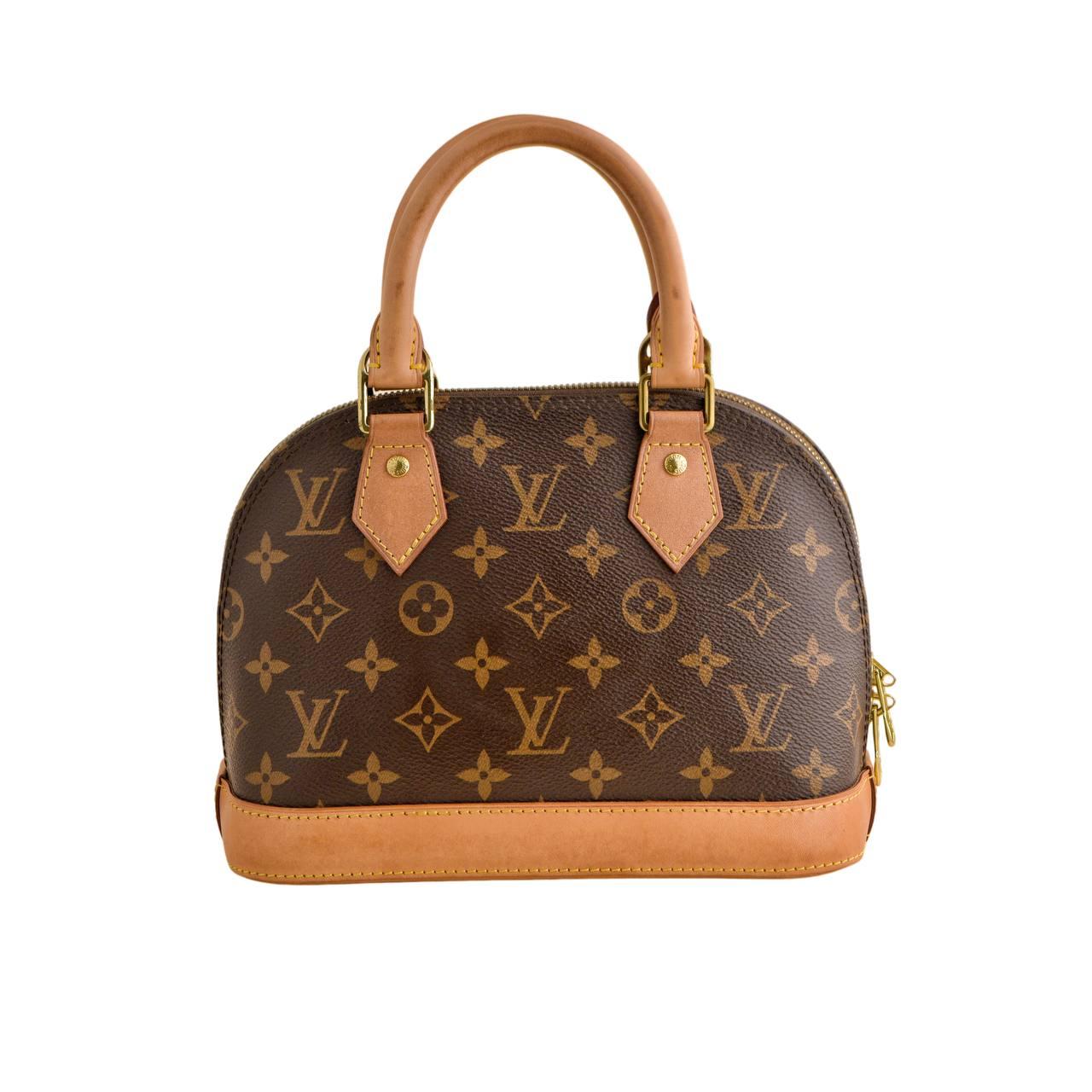Louis Vuitton Monogram Alma BB Satchel Bag In Excellent Condition For Sale In Banbury, GB
