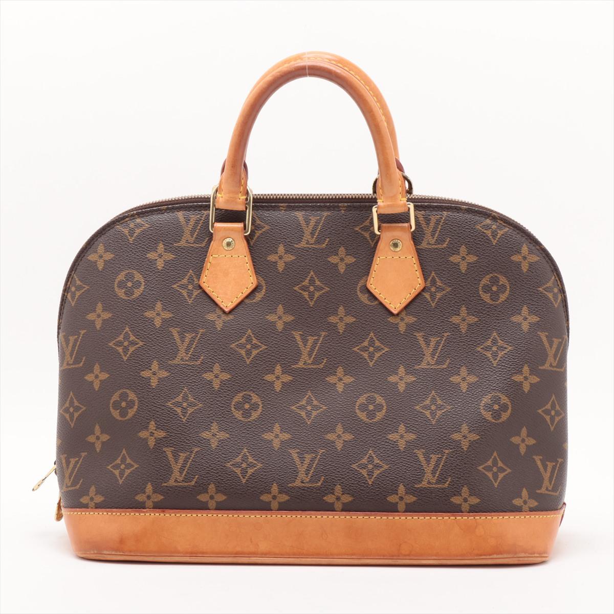 *will ship about 1/25

The Louis Vuitton Monogram Alma is a timeless and sophisticated handbag that showcases the brand's rich heritage and iconic style. Crafted from the signature Monogram canvas, the structured bag features natural leather trim