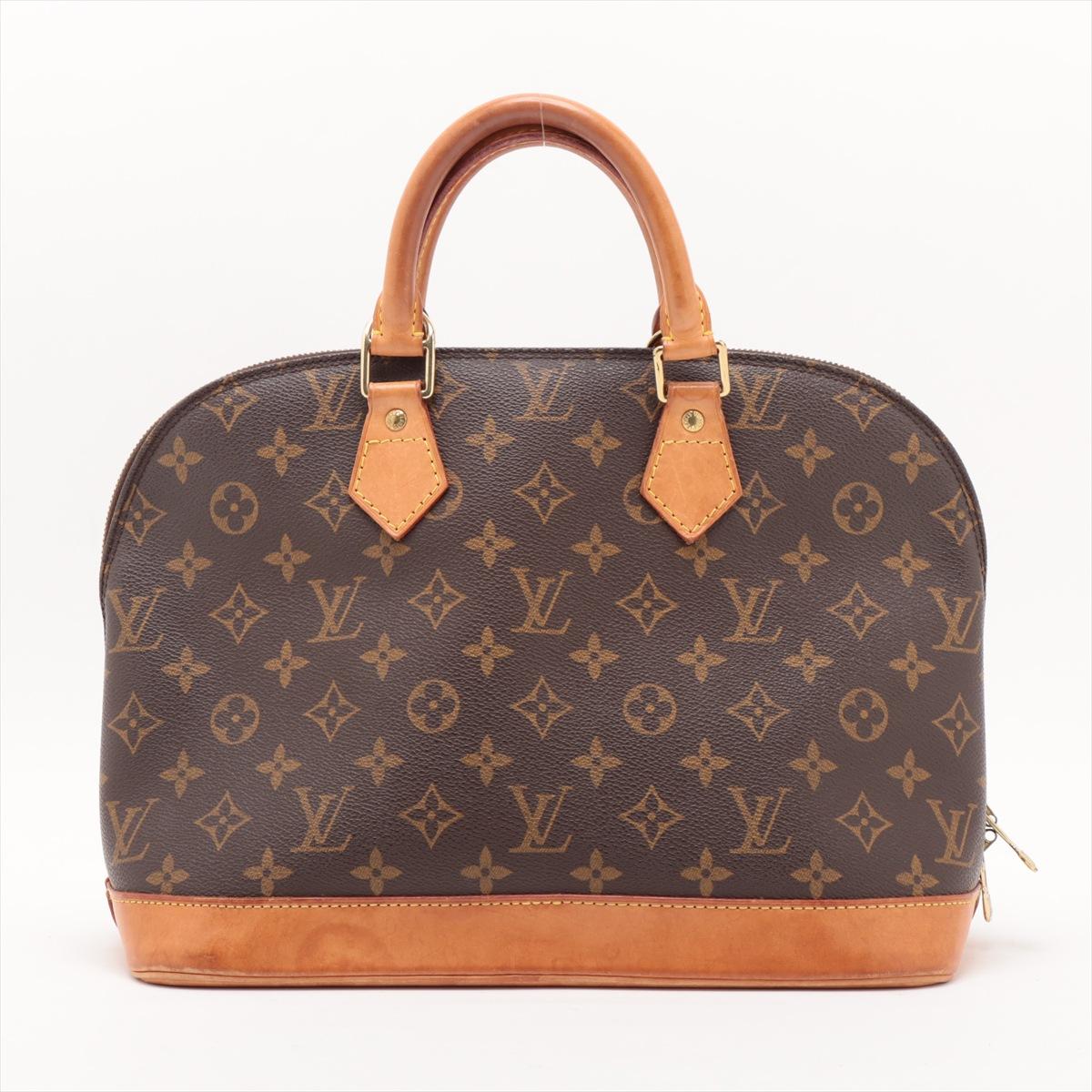Brown Louis Vuitton Monogram Alma
