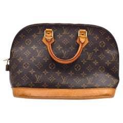 Bolso de mano Louis Vuitton Monogram Alma PM de lona marrón - De segunda mano