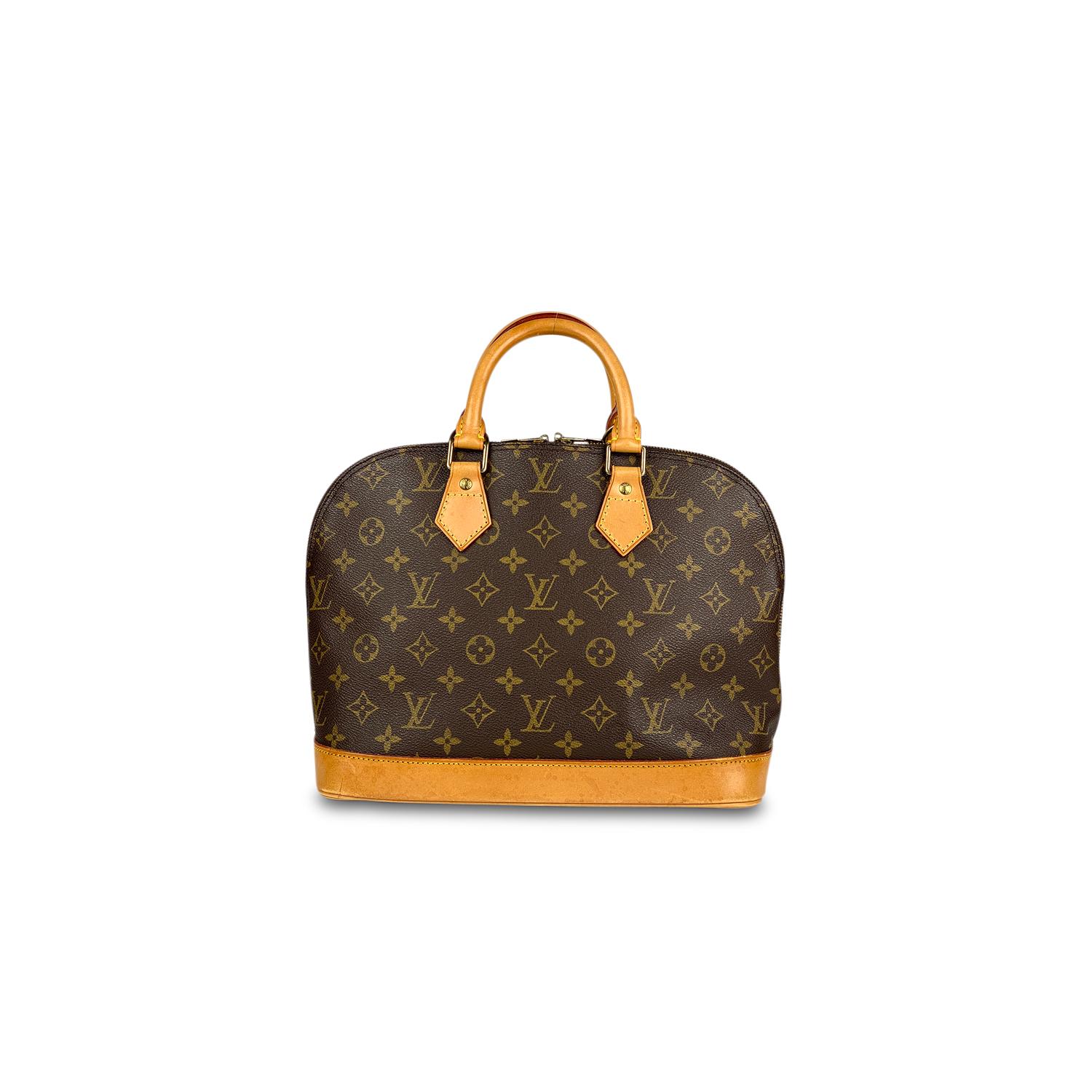 Black Louis Vuitton Monogram Alma PM Handbag