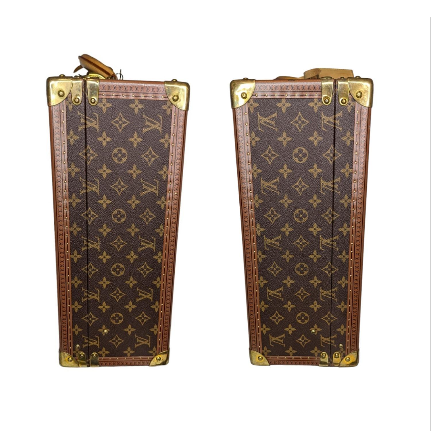 Louis Vuitton Alzer 60 Trunk Luggage Monogram Unisexe en vente