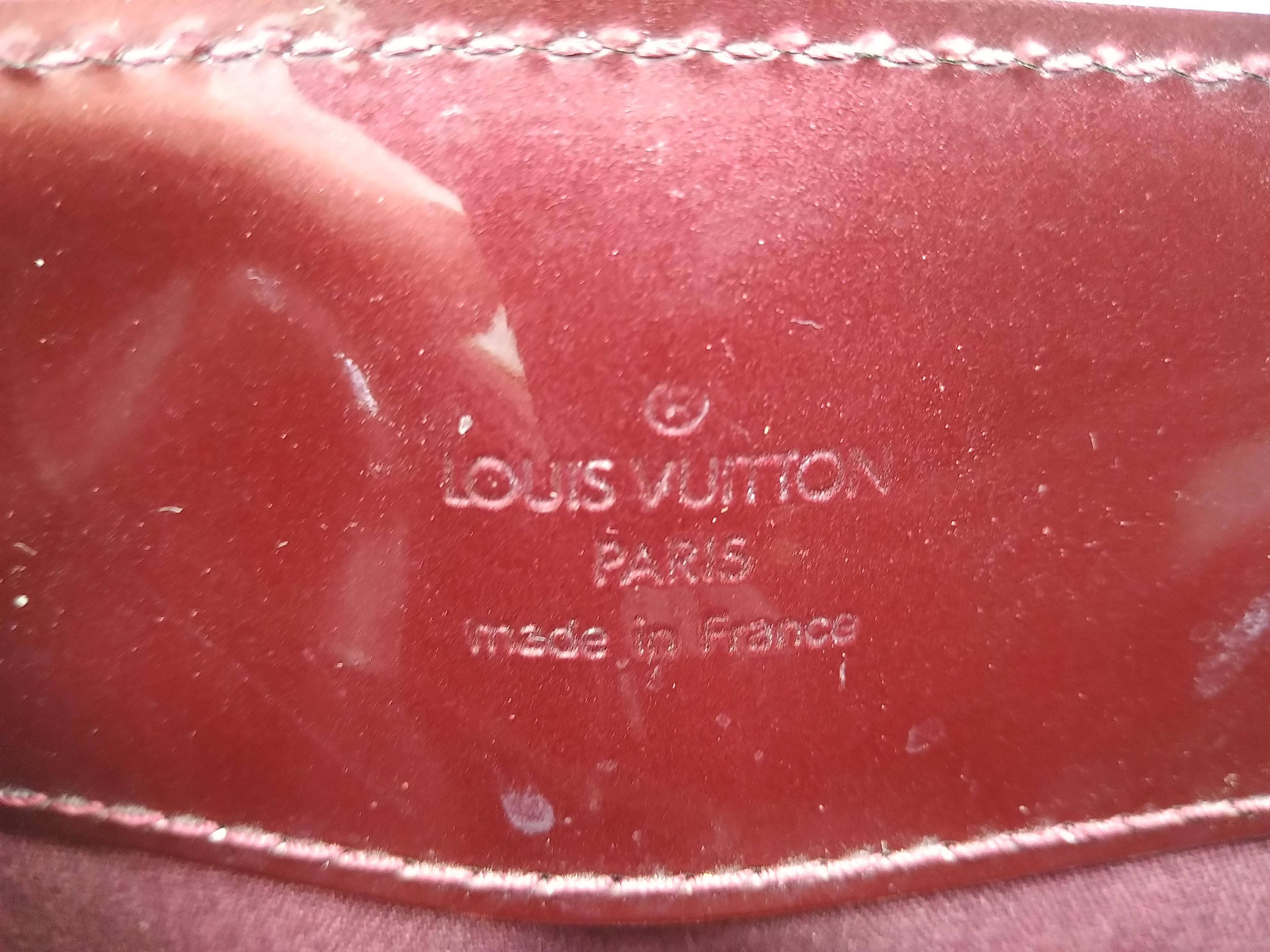 Louis Vuitton Monogram Amarante Vernis Melrose Avenue Bag  For Sale 4