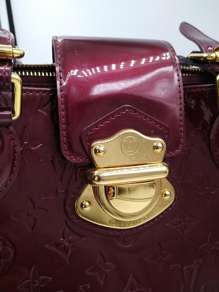 Louis Vuitton Monogram Amarante Vernis Melrose Avenue Bag For Sale at ...