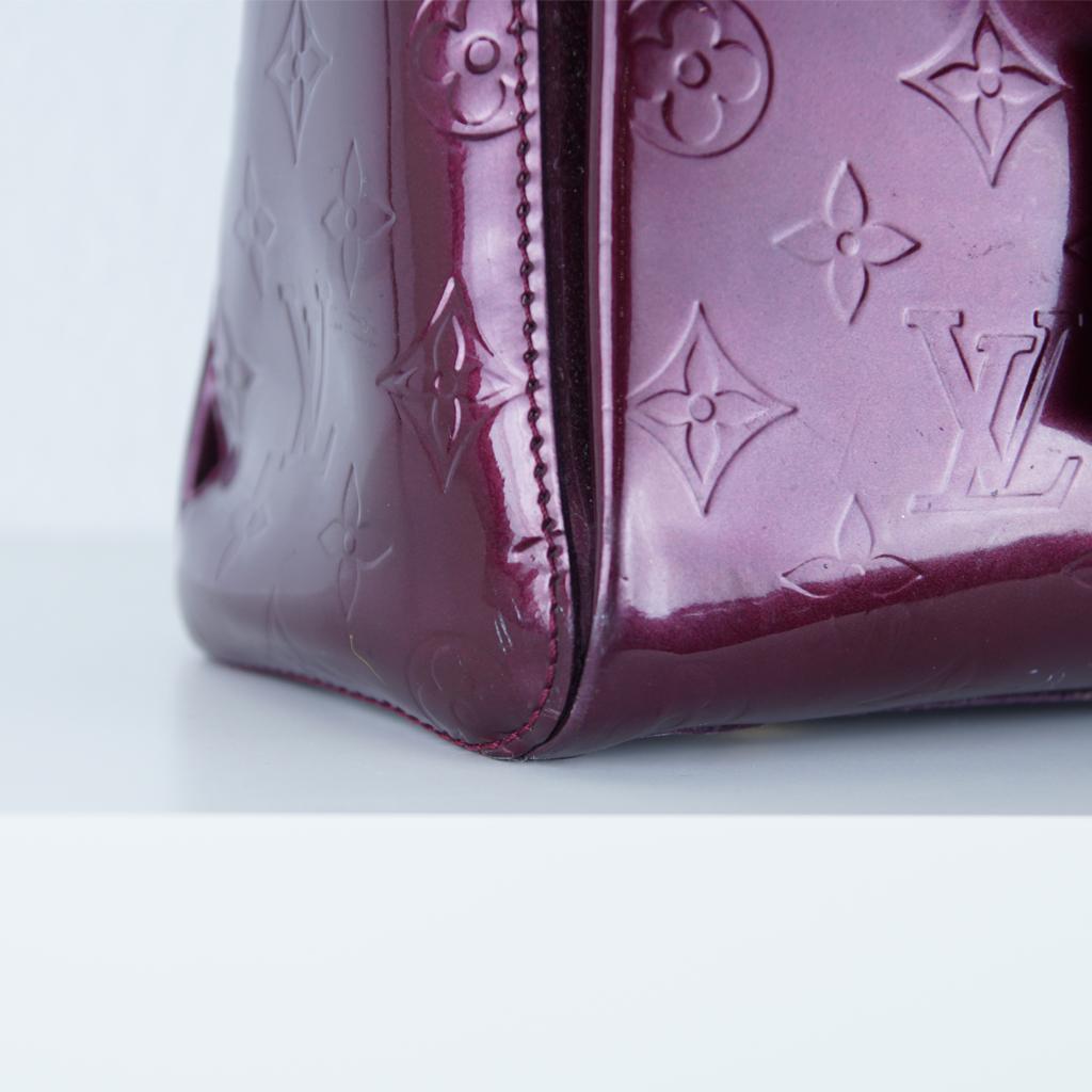 Louis Vuitton Monogram Amarante Vernis Melrose Avenue Bag  For Sale 1