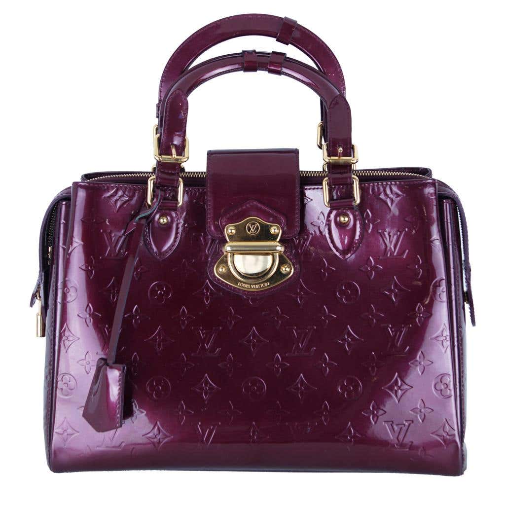 Louis Vuitton Monogram Amarante Vernis Melrose Avenue Bag For Sale at ...