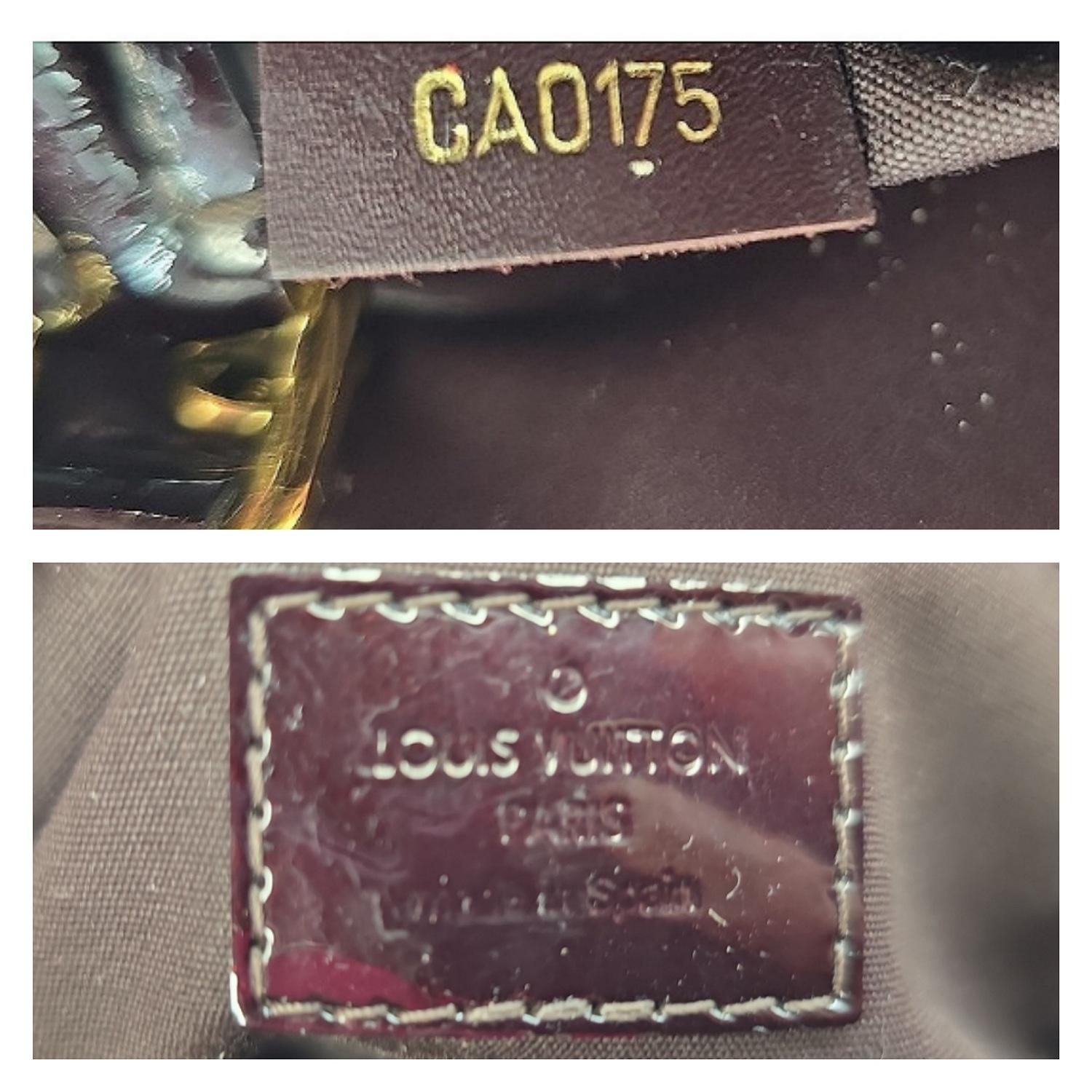 Louis Vuitton Monogram Amarante Vernis Montaigne MM Satchel 3