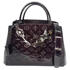 Louis Vuitton Monogram Amarante Vernis Montaigne MM Satchel