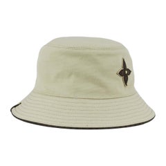 Louis Vuitton Monogram Applqiuéd Cotton Canvas Bucket Hat Small